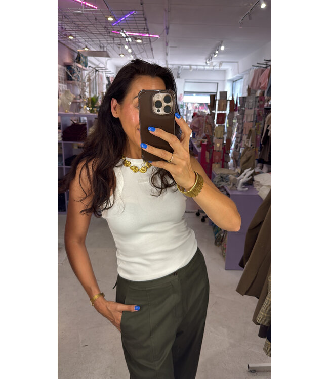 Moss Barrel Pants - Army Green