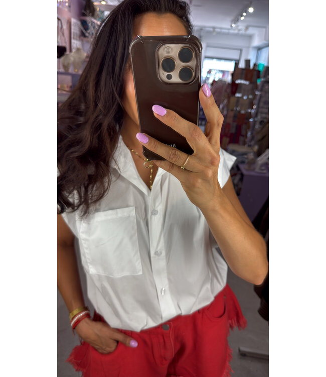 Amalfi Blouse - White