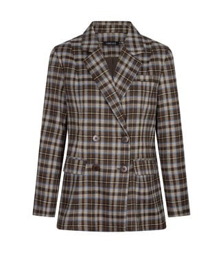 Ydence Blazer Novalee - Brown/Blu Check
