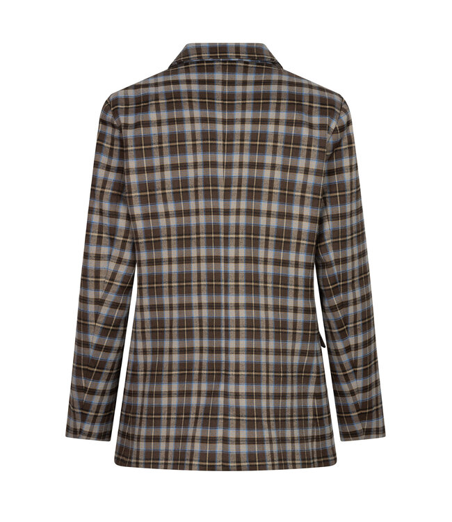 Blazer Novalee - Brown/Blu Check