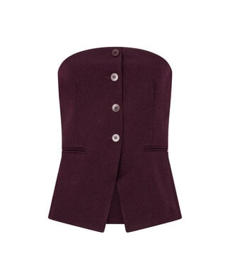 Ydence Top Asher - Aubergine