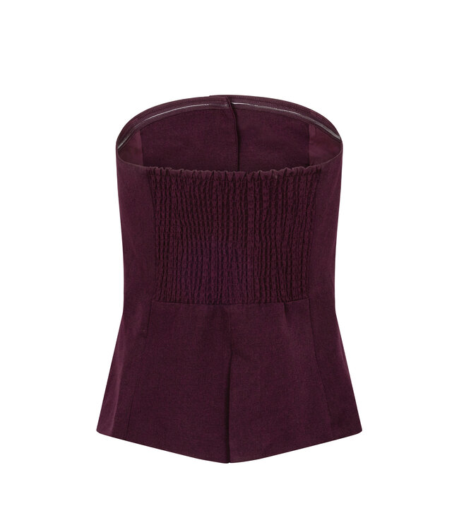 Top Asher - Aubergine