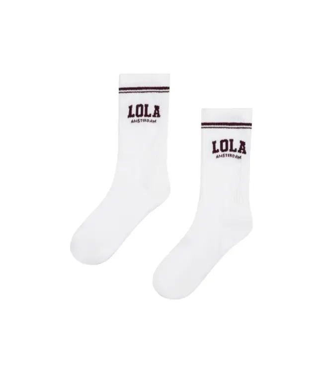 The Lola Club Lola Socks - Mulberry Wine