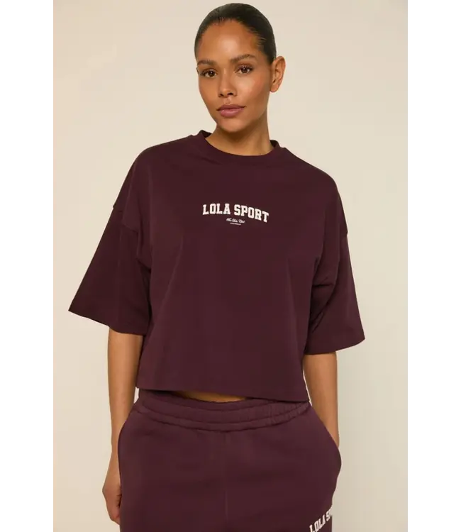 The Lola Club Stella Tee - Mulberry Wine