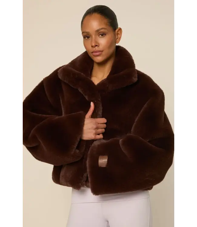 The Lola Club Bobbie Faux Fur - Espresso