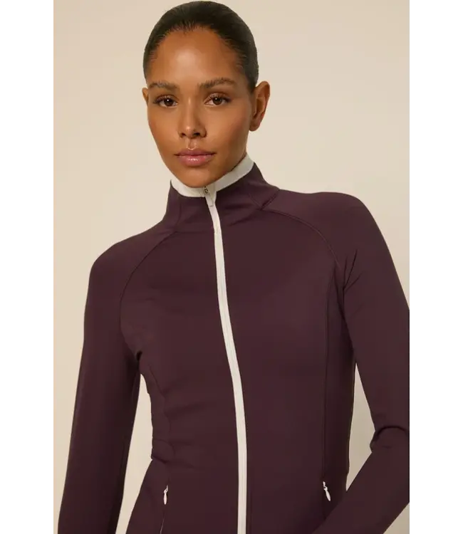 Bruna Jacket - Mulberry Wine