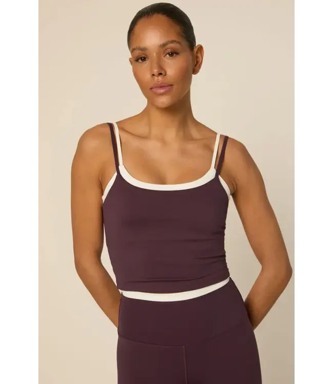 Bruna Top - Mulberry Wine