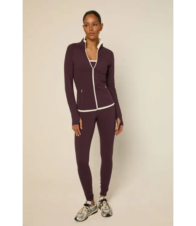 Bruna Legging - Mulberry Wine