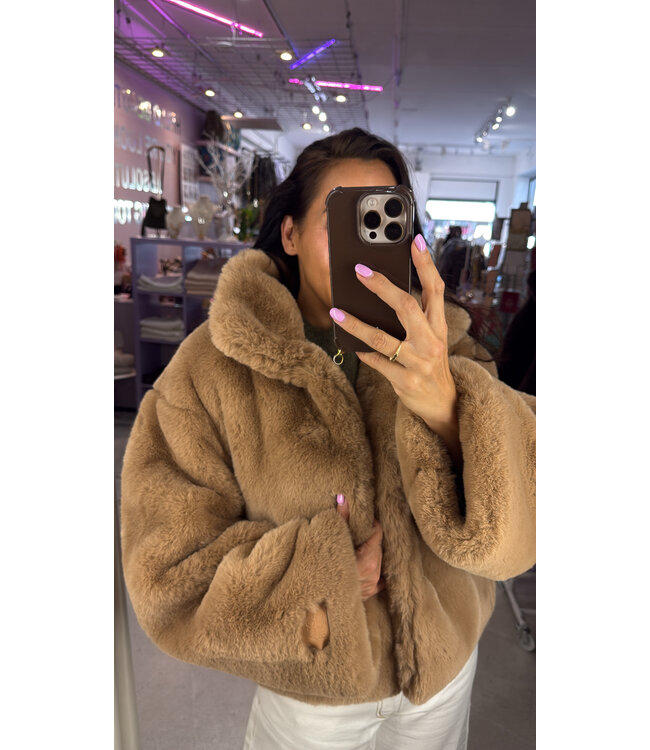The Lola Club Bobbie Faux Fur - Caramel