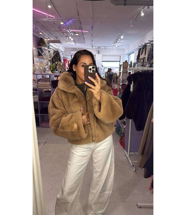Bobbie Faux Fur - Caramel