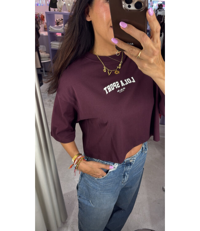 Stella Tee - Mulberry Wine