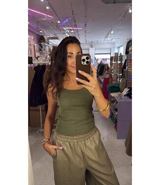 Violet Tank top - Olive