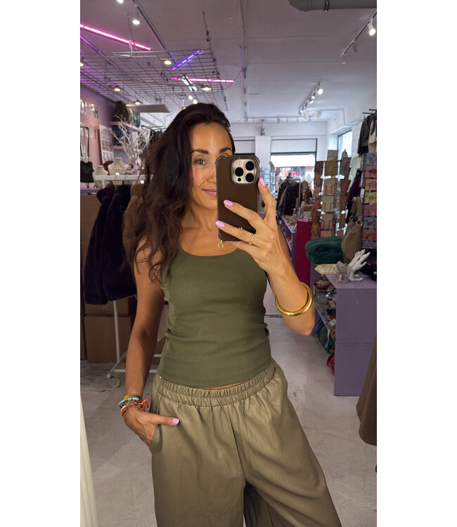Violet Tank top - Olive