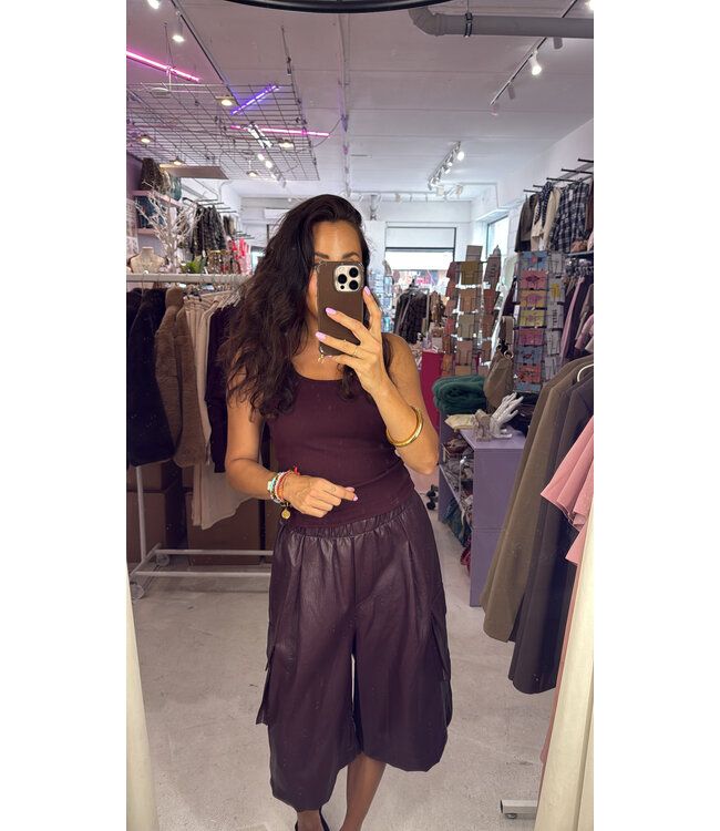 Violet Tank top - Bordeaux