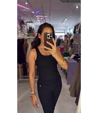 Violet Tank top - Black