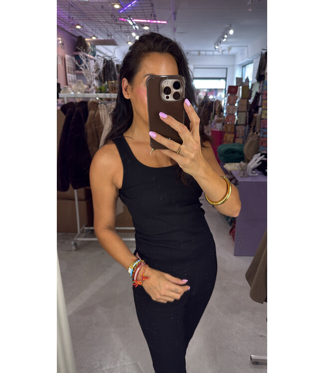 Violet Tank top - Black