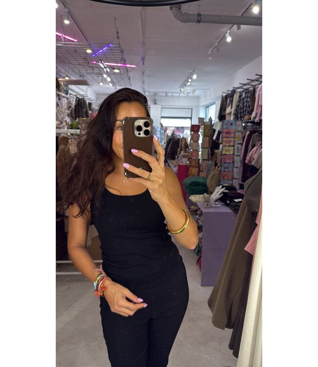 Violet Tank top - Black