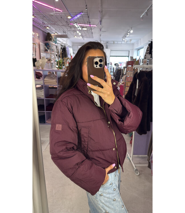 Rea Jacket - Mulberry Wine