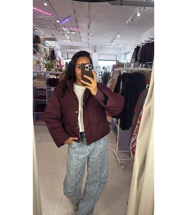Rea Jacket - Mulberry Wine