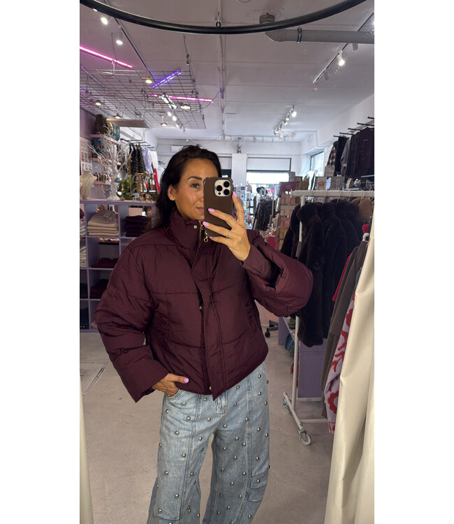 Rea Jacket - Mulberry Wine