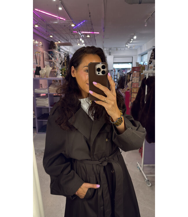 Chelsea Trenchcoat - Brown