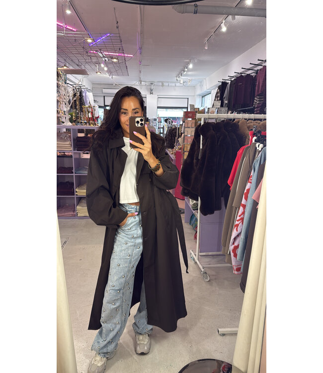 Chelsea Trenchcoat - Brown