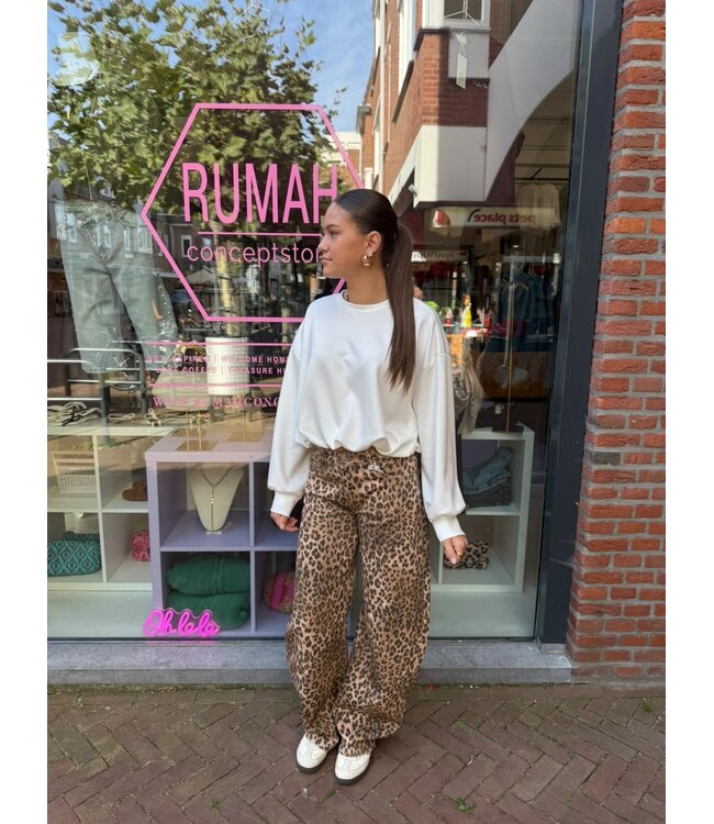 Susie Barrel Leopard - Brown