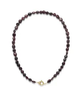 Le Veer Garnet Stone Ketting