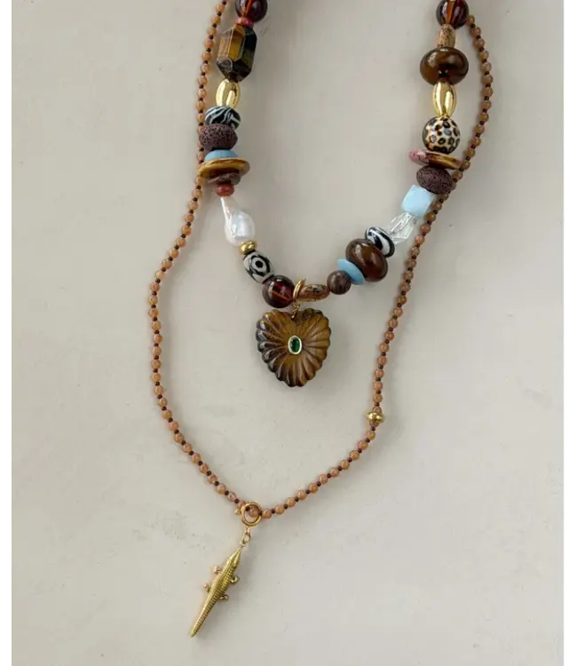 Brown Toffee Ketting