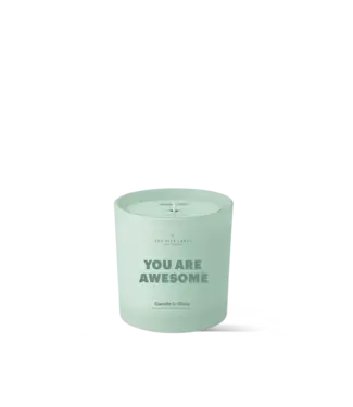The Giftlabel Frosted Candle - You are  Awesome