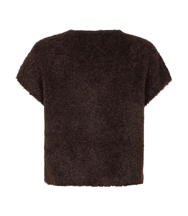 Knitted Cardigan Rochelle - Dark brown