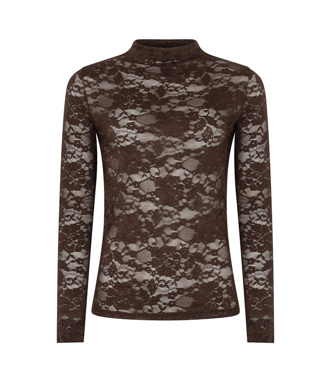 Ydence Top Rita - Dark Brown