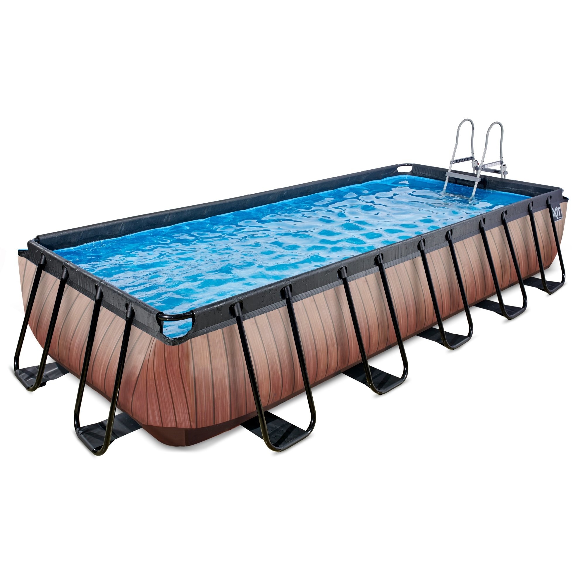 EXIT Toys zwembad Wood 540x250x100cm met filterpomp