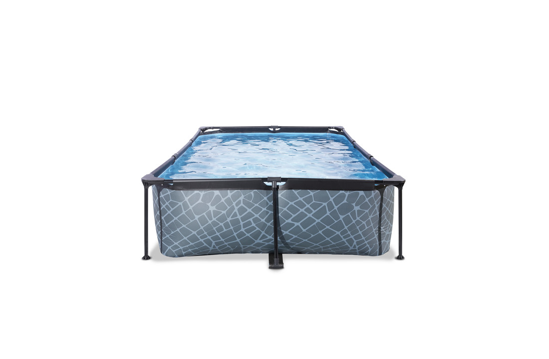 EXIT Toys zwembad Stone 300x200x65cm met filterpomp