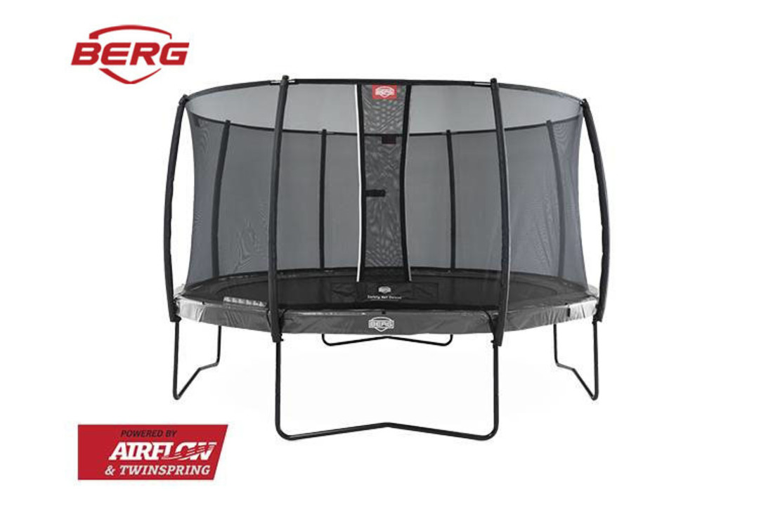BERG Elite 330 grijs + Safetynet Deluxe