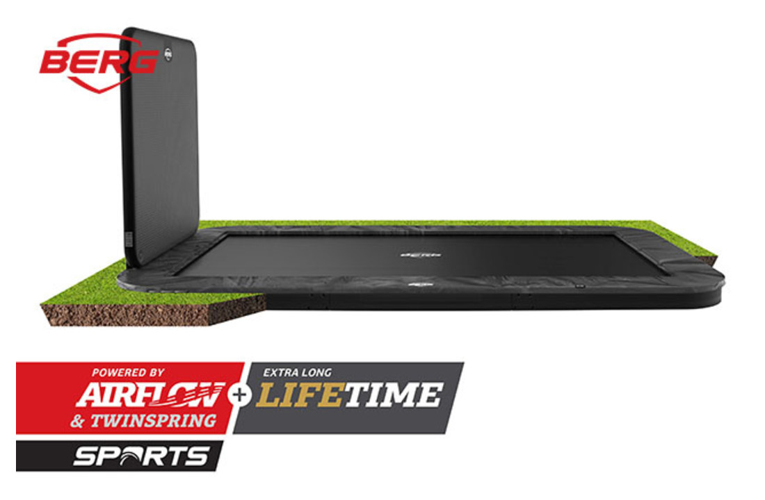 BERG Ultim Elite Flatground 500 grijs + AeroWall
