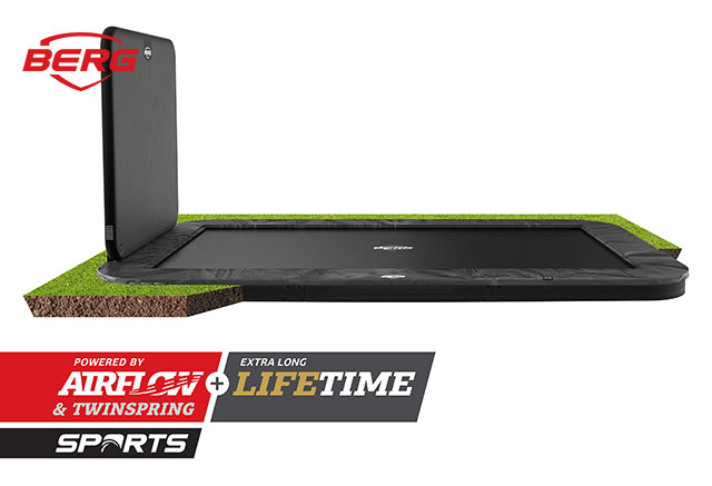 BERG Ultim Elite Flatground 500 grijs + AeroWall