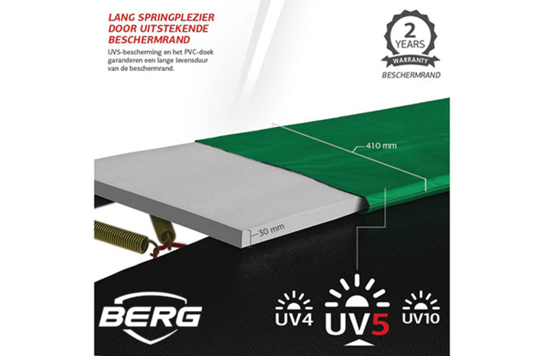 BERG Ultim Champion 410 groen + Safetynet Deluxe XL