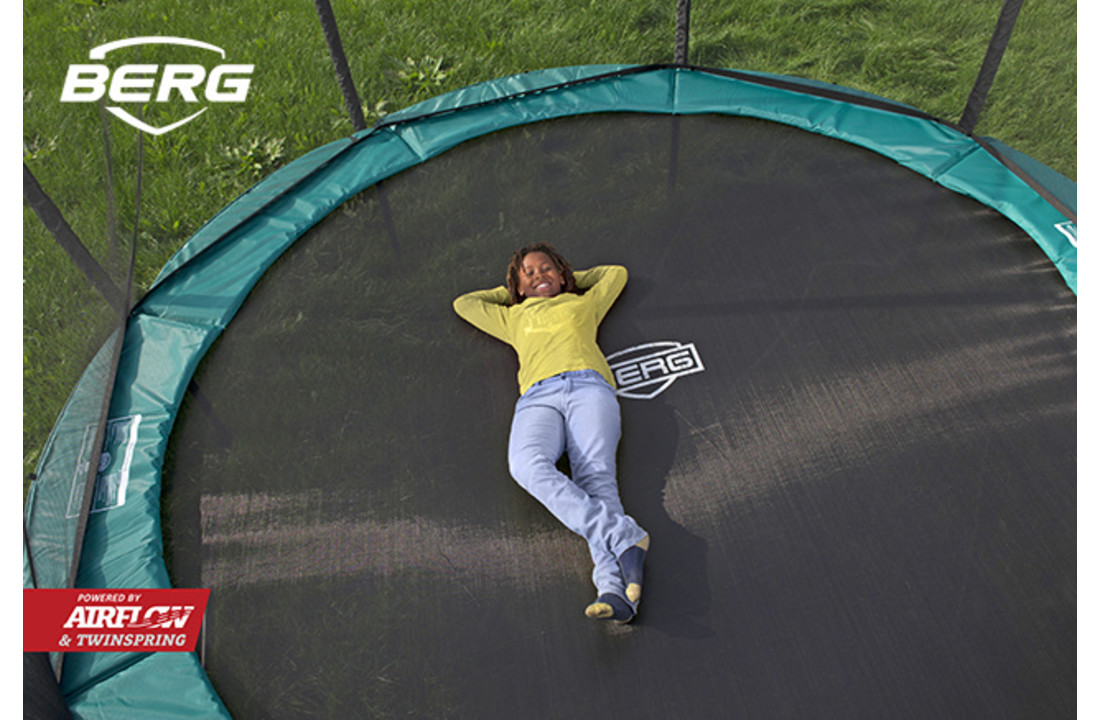 BERG InGround Champion 430 groen + Safetynet Comfort