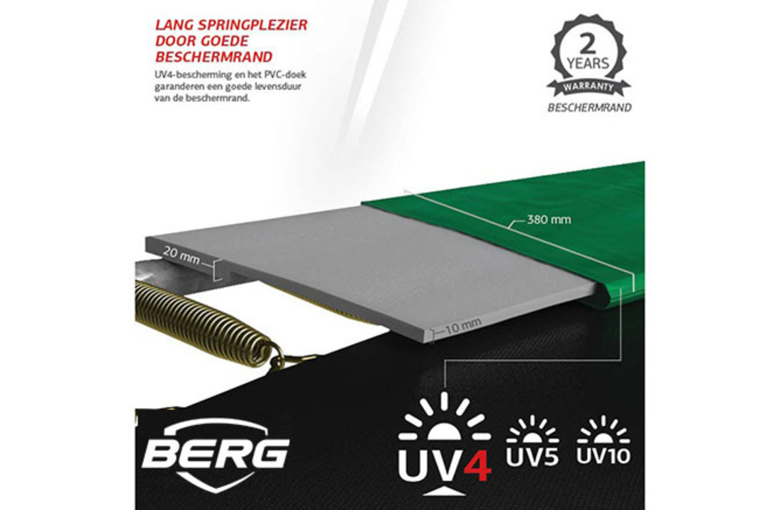 BERG Favorit 430 Levels Grijs + Safetynet Comfort
