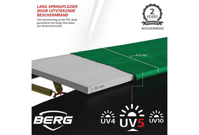 BERG Ultim Champion Regular 330 grijs + Safetynet Deluxe