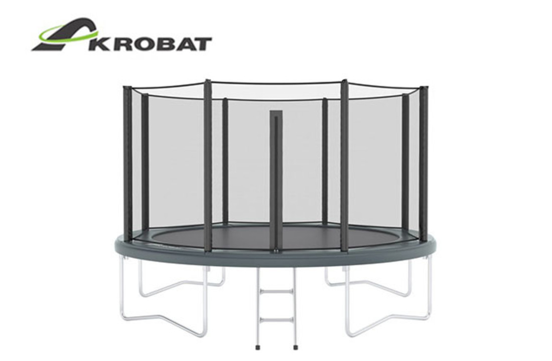 Akrobat Orbit 430 Antraciet incl. veiligheidsnet
