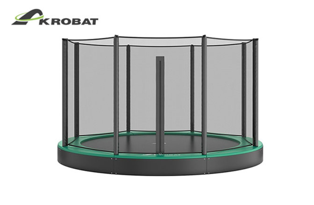 Akrobat Orbit Flat to the ground 244 Groen incl. veiligheidsnet