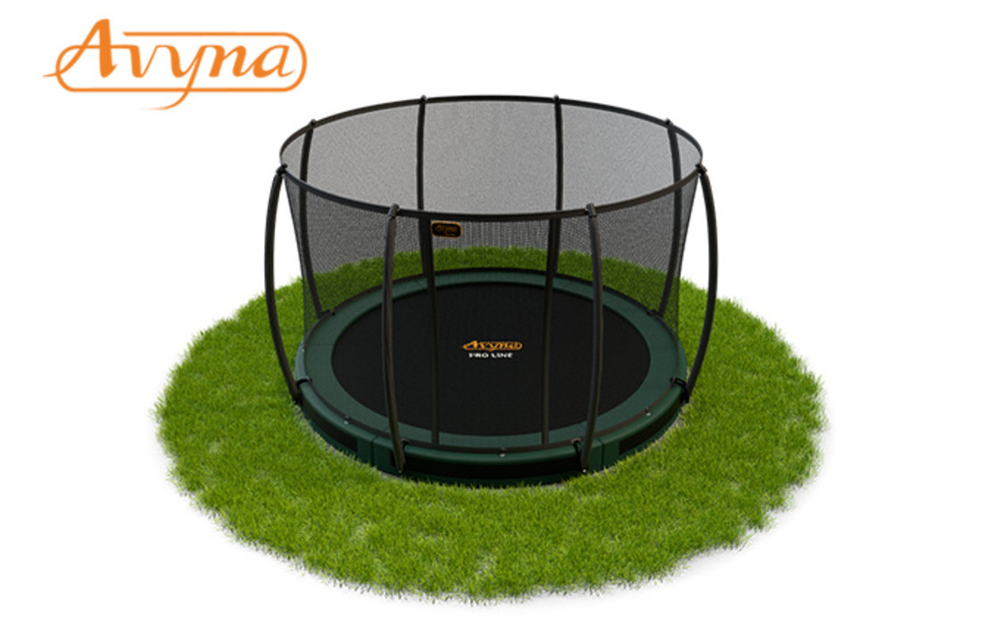 Avyna Pro-Line InGround trampoline 245cm Groen COMBI