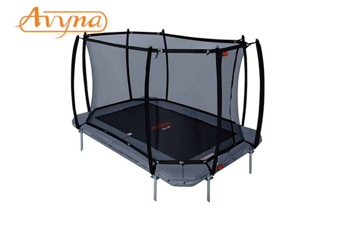Avyna Pro-Line InGround trampoline 380x255cm Grijs COMBI