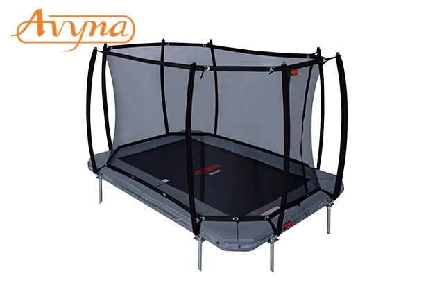 Avyna Pro-Line InGround trampoline 380x255cm Grijs COMBI