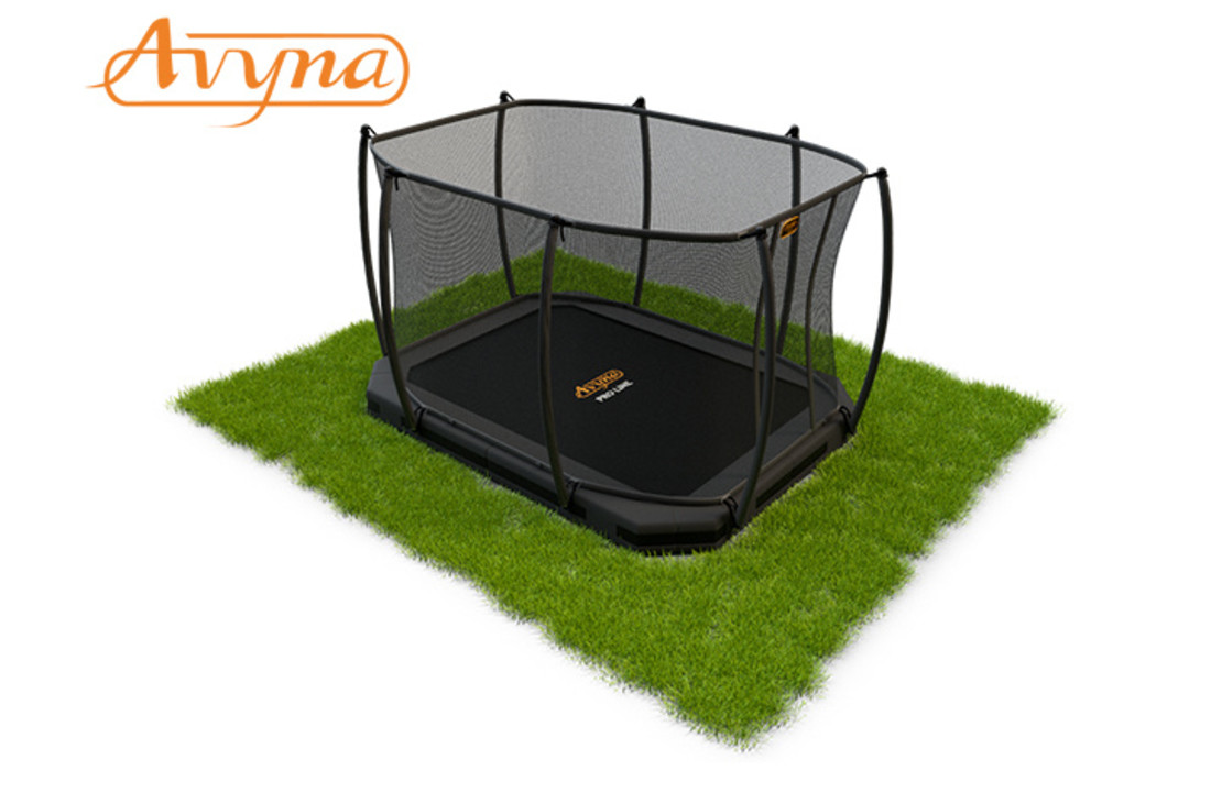 Avyna Pro-Line InGround trampoline 380x255cm Grijs COMBI