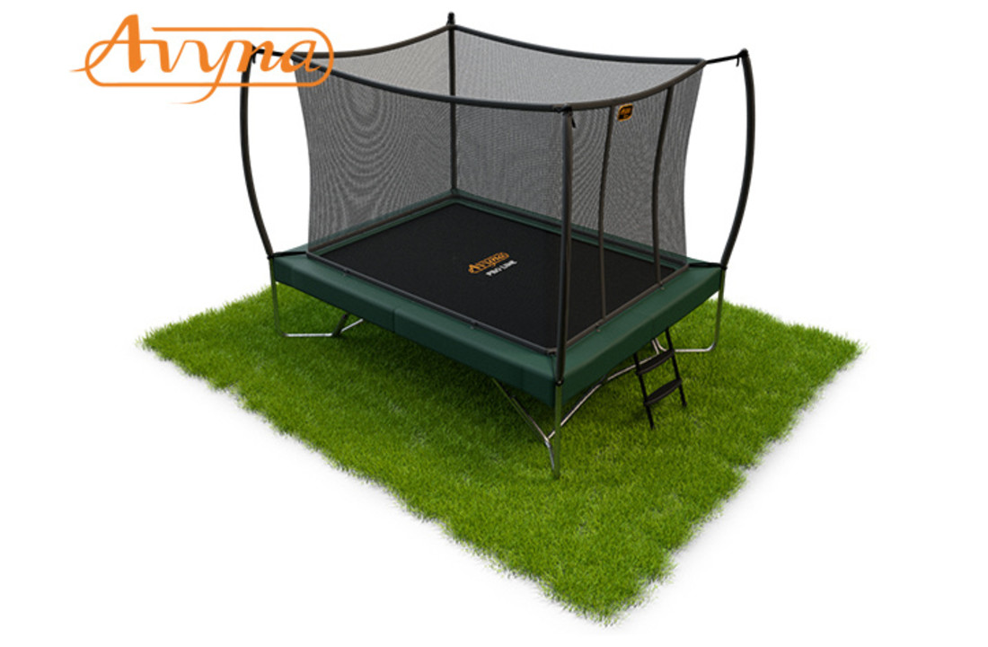 Avyna Pro-Line trampoline 275x190cm Groen COMBI