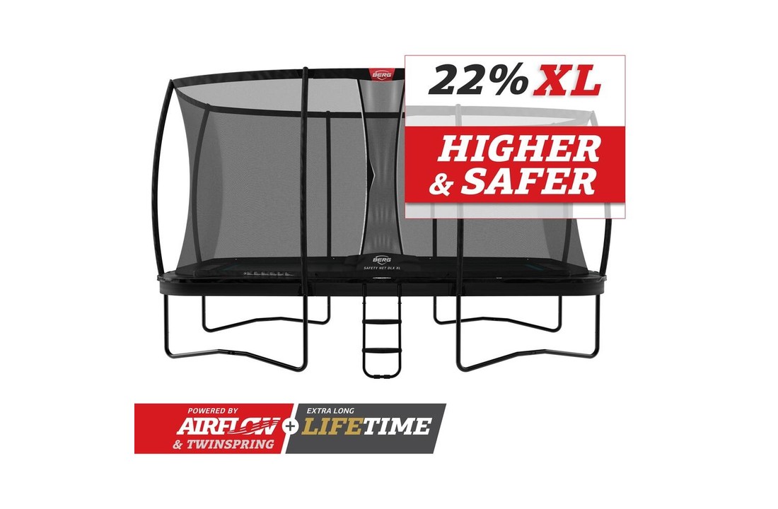 BERG Ultim Elite 500 zwart + Safetynet Deluxe XL
