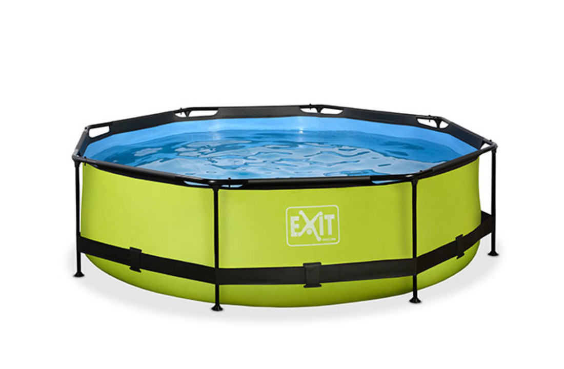 EXIT Toys zwembad Lime ø300x76cm met filterpomp